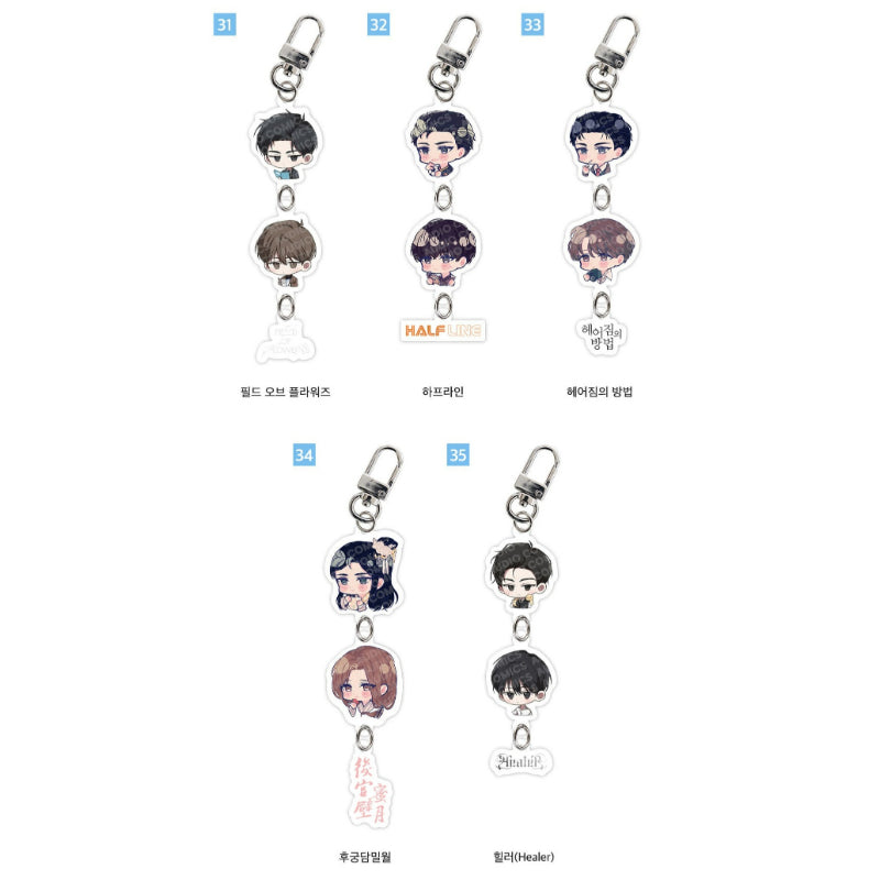 Audio Comics - 20th Anniversary Profile SD Acrylic Keyring