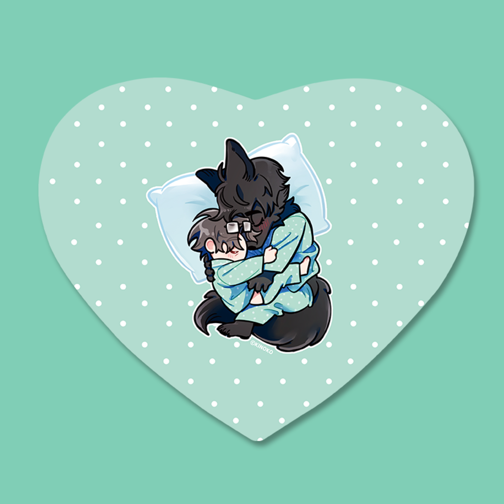 Write Me, Touch Me, Read Me - Anmolsa Heart Mouse Pad