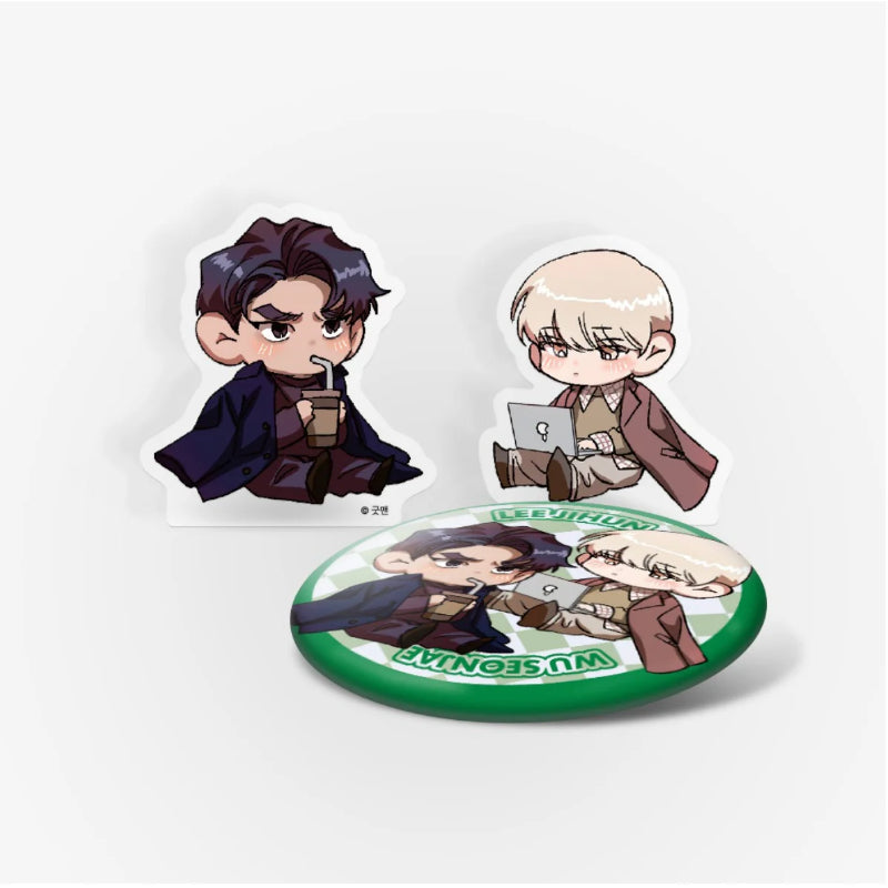 Dogma: Darkness - Acrylic Block, Can Badge