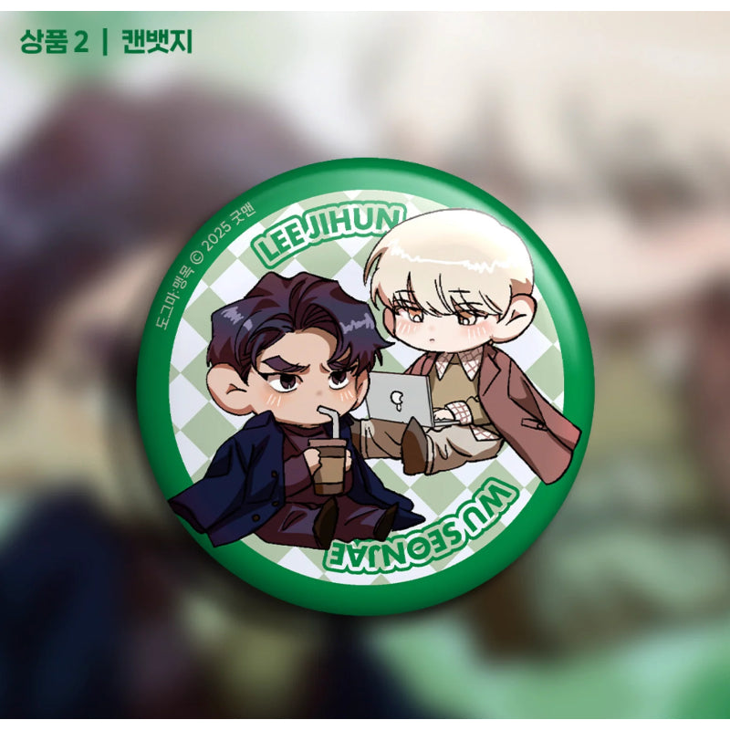 Dogma: Darkness - Acrylic Block, Can Badge