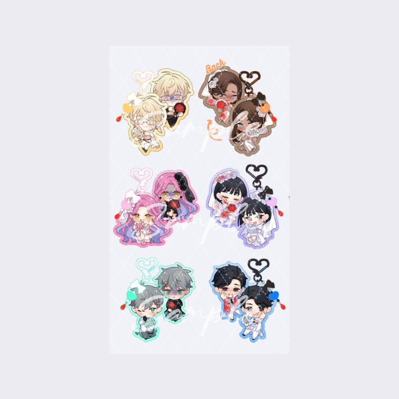 Alien Stage AlzuraKyler - Red Wedding Acrylic Charm