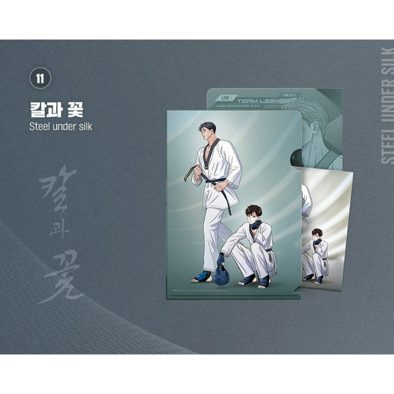 TEAM LEZHIN - Clear File + Couple Postcard