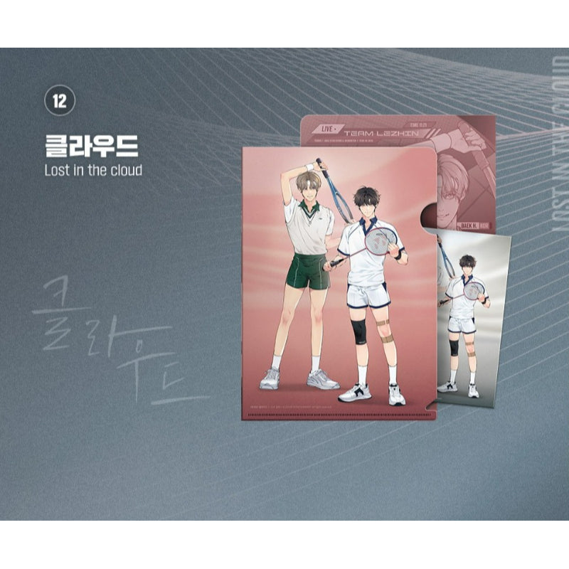 TEAM LEZHIN - Clear File + Couple Postcard