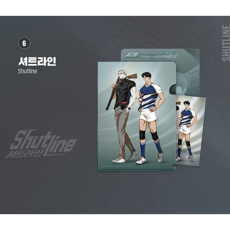 TEAM LEZHIN - Clear File + Couple Postcard