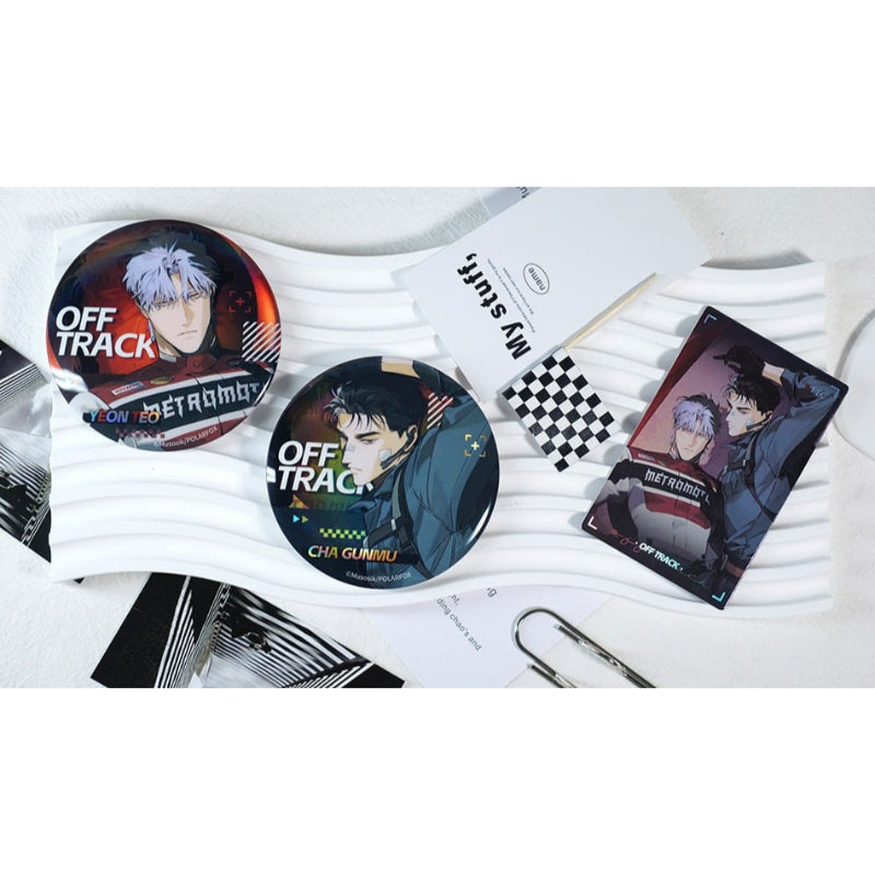 Off Track - Cover Ver. Can Badge Set