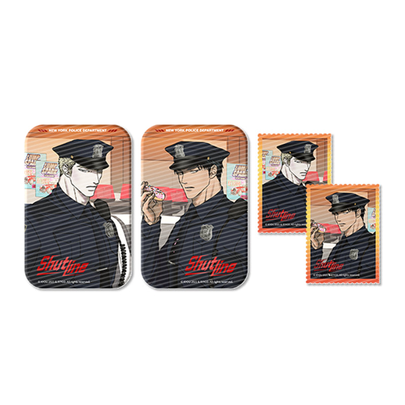 Shutline X Mercury Studio - Working Hours Series Can Badge Set