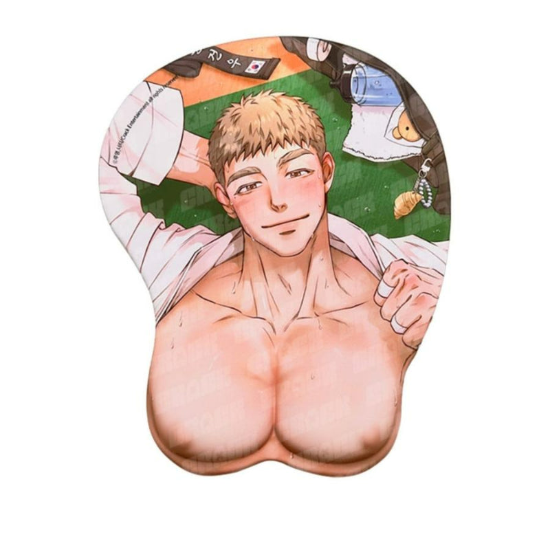 Honey Bear - Geonwoo Chest Mouse Pad