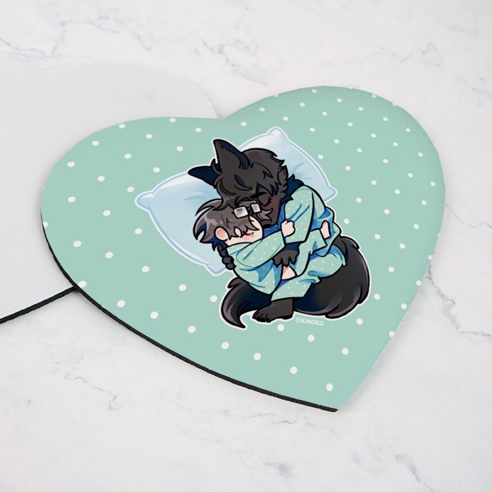Write Me, Touch Me, Read Me - Anmolsa Heart Mouse Pad