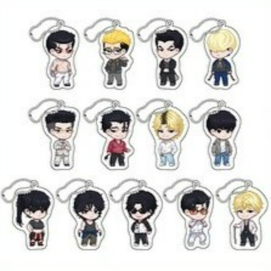 LOOKISM ARCADE POP-UP - Pixel Block Keyring