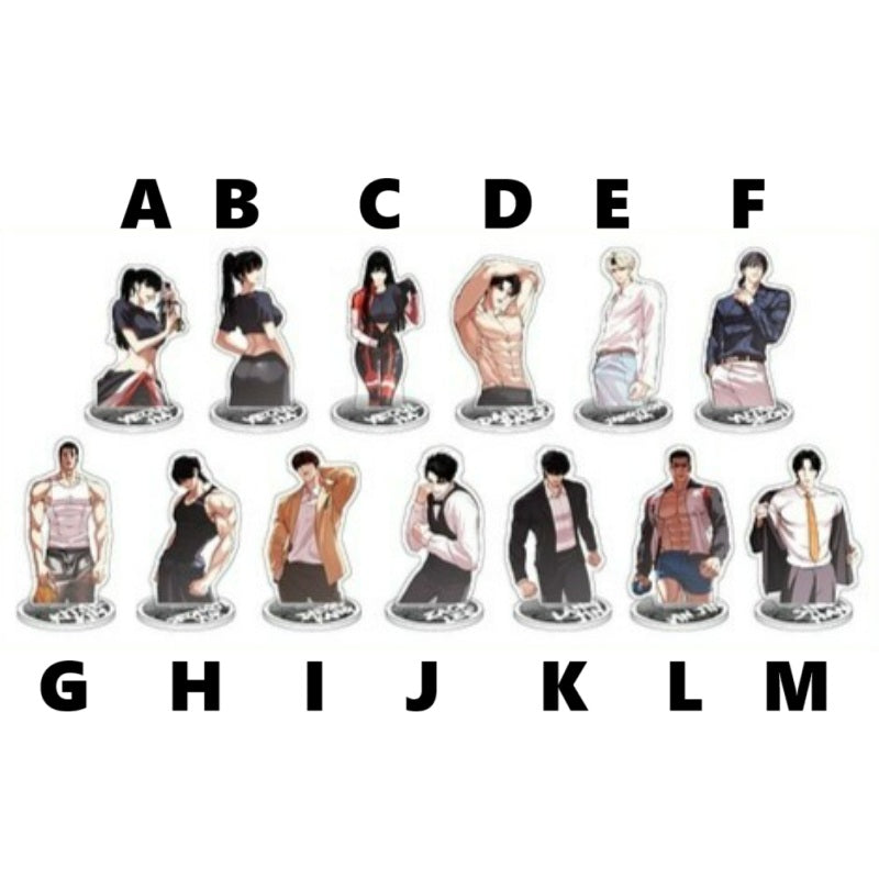 LOOKISM ARCADE POP-UP - Upper Body Acrylic Stand