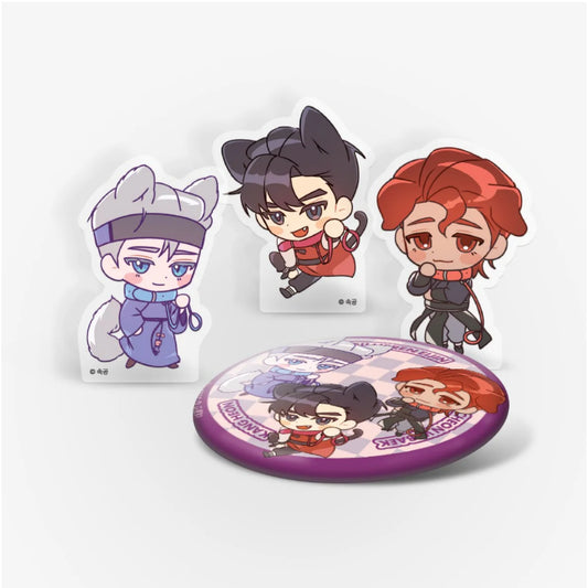 The Big XXX Collector - Acrylic Block, Can Badge
