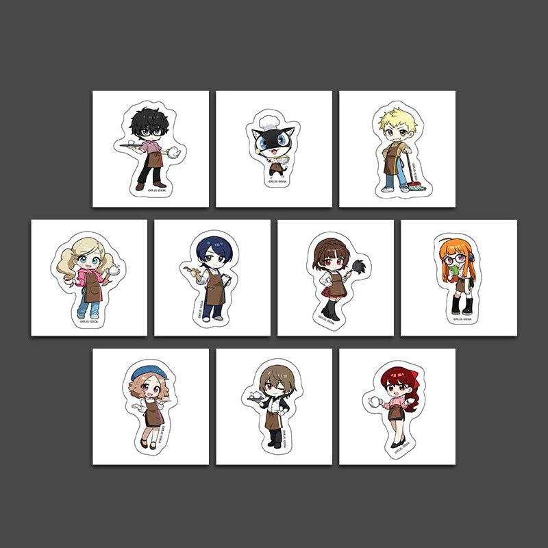 Persona 5 The Royal X ANIPLUS - SD Square Sticker Set