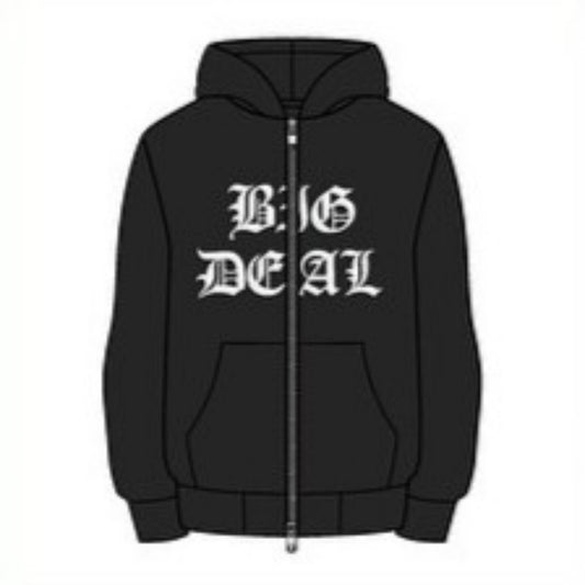 LOOKISM ARCADE POP-UP - Big Deal Appliqué Hooded Zip-Up