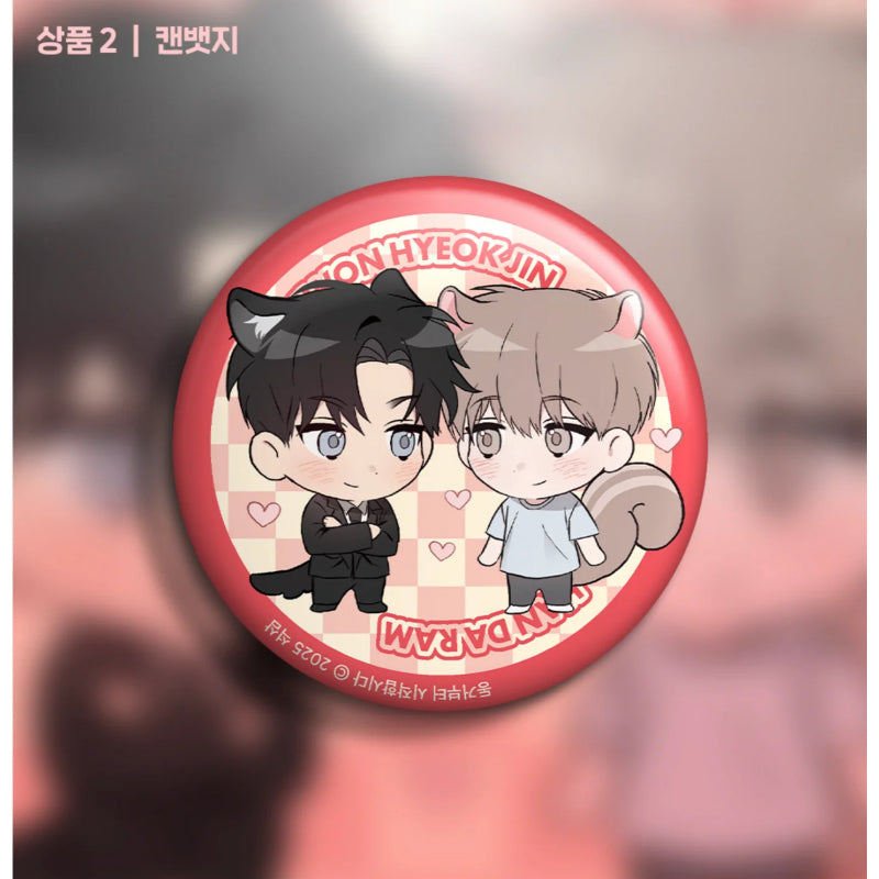 Living Together Comes First - Acrylic Block, Can Badge