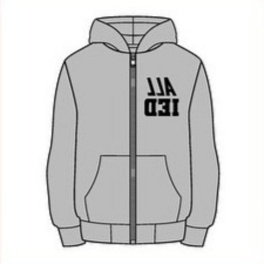 LOOKISM ARCADE POP-UP - Allied Front Logo Hooded Zip-Up
