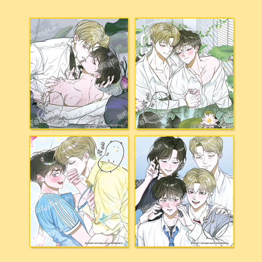 Pond Where Flowers Fall - Autographed Colored Paper 4 Types (Random)