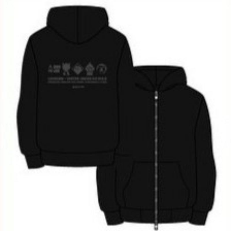 LOOKISM ARCADE POP-UP - Crew Point Hooded Zip-Up