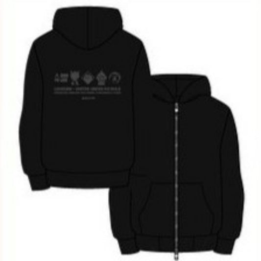 LOOKISM ARCADE POP-UP - Crew Point Hooded Zip-Up