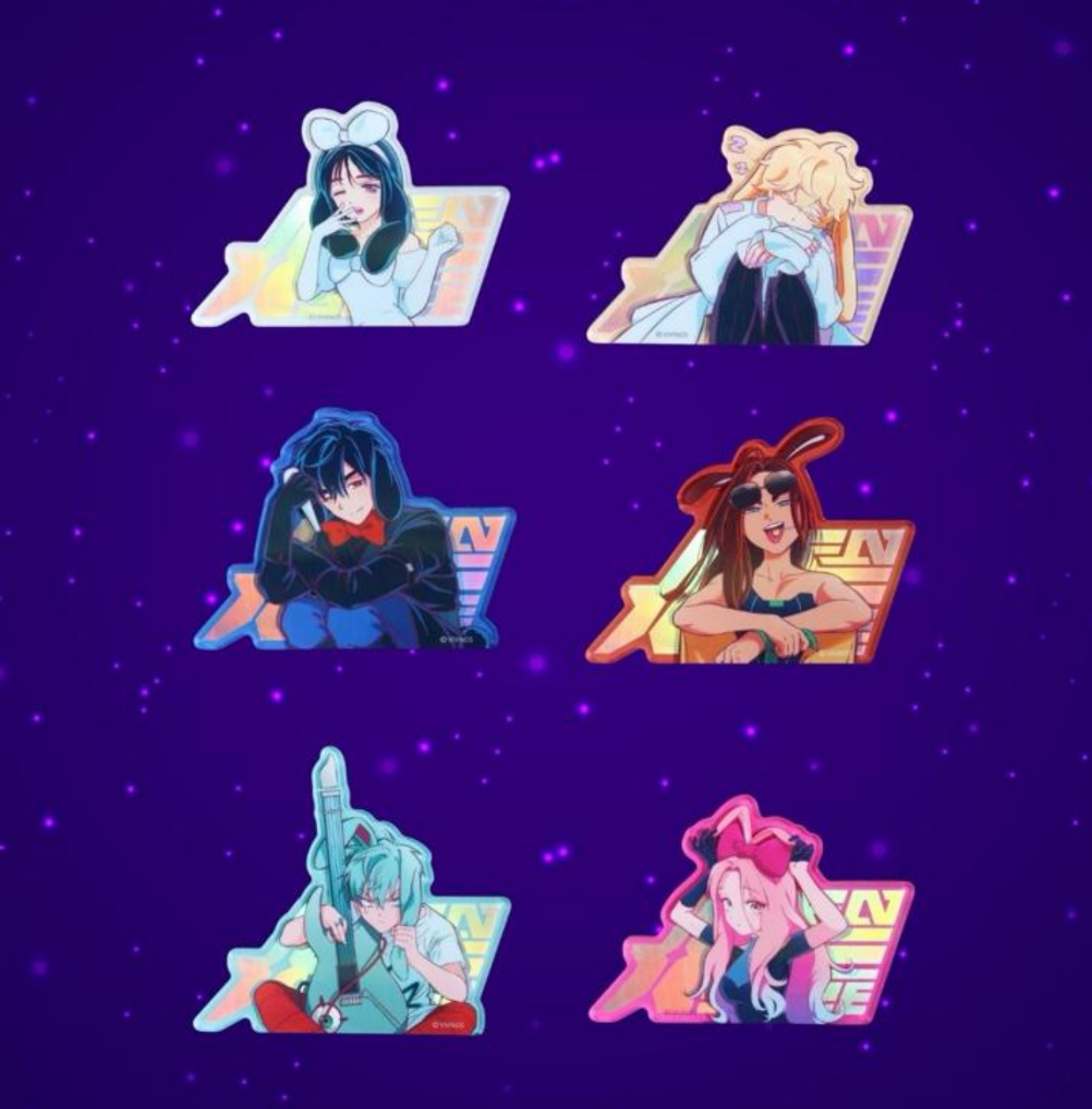 Alien Stage Malaysia - Rabbit Series Bust Acrylic Refrigerator Magnet Blindbox