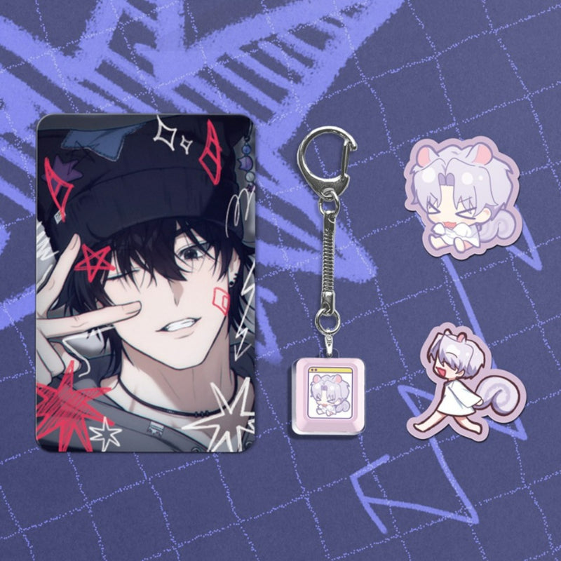 Virtual Strangers - Keycap Keyring Set Yoon Ji-gu