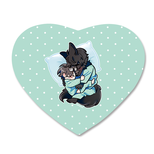 Write Me, Touch Me, Read Me - Anmolsa Heart Mouse Pad