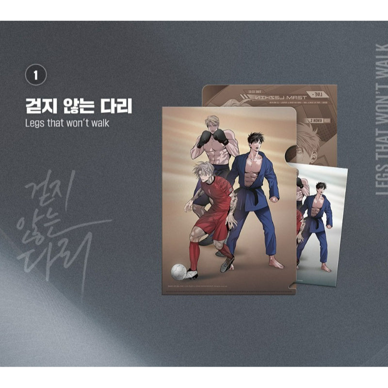 TEAM LEZHIN - Clear File + Couple Postcard