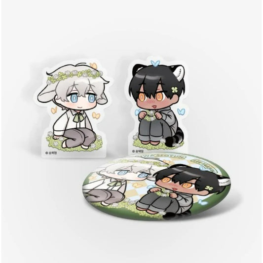 Dear Tiger, That Was Delicious - Acrylic Block, Can Badge