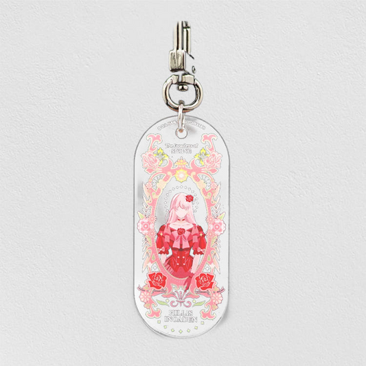 Solitary Lady - Acrylic Keyring