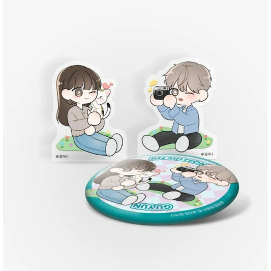 Well Off Love Story - Acrylic Block, Can Badge