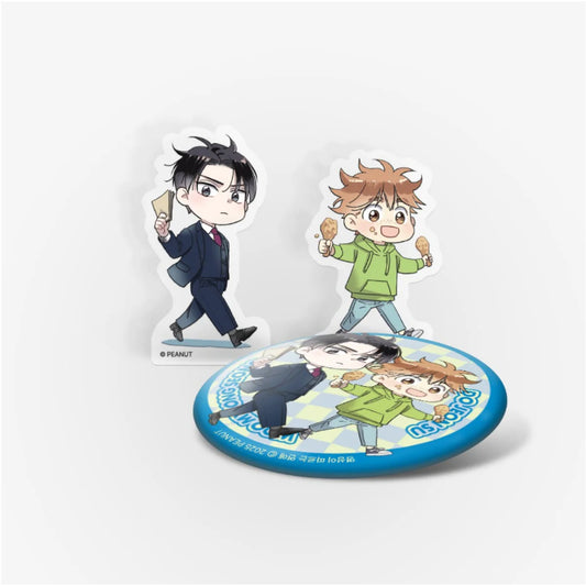 Love Is in the Heir - Acrylic Block, Can Badge