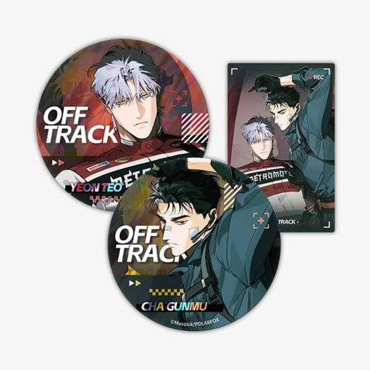 Off Track - Cover Ver. Can Badge Set