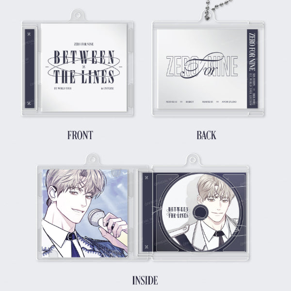 Between The Lines - Zero For Nine Mini CD Keyring