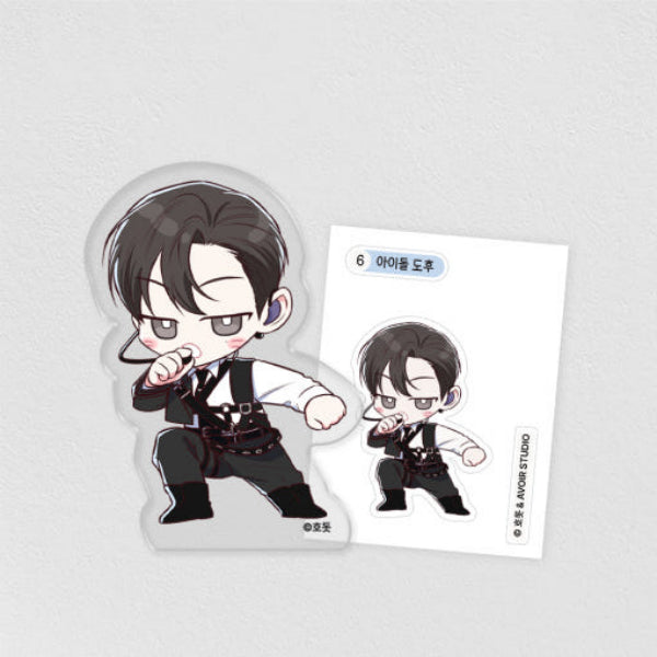 Between The Lines - Zero For Nine Mini Acrylic Block