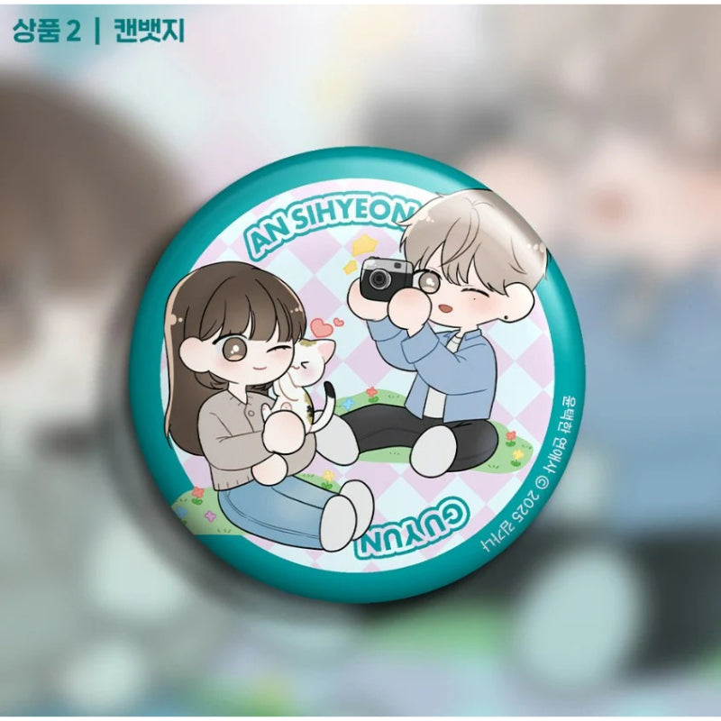 Well Off Love Story - Acrylic Block, Can Badge